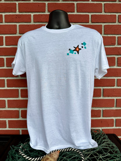 White TBS Bucket Splash T-Shirt